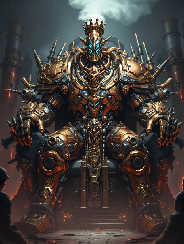 Der Stahl-Magnat — Welt-Boss aus Steampunk
