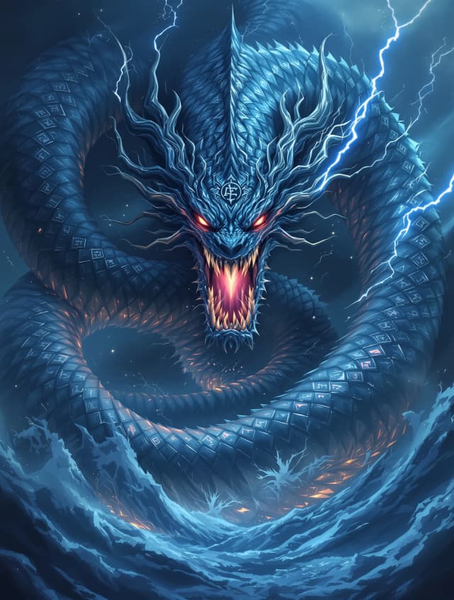 Jörmungandr — Welt-Boss aus Wikinger